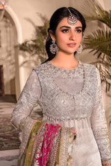 Unstitched EMBROIDERED - Silver BD-2601