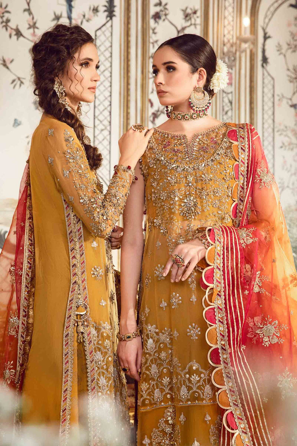 EMBROIDERED | MUSTARD BD-2707