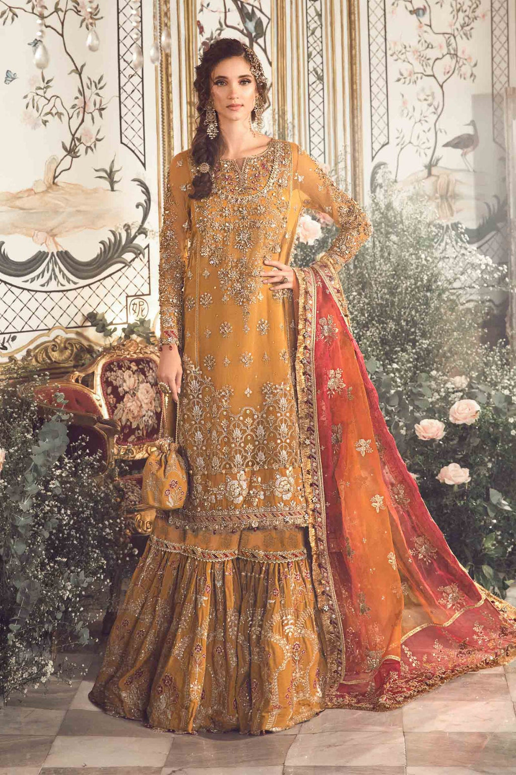 EMBROIDERED | MUSTARD BD-2707